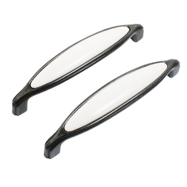 StahlBuro C0003-128 1 шт., BL матовый черный. Ручка-скоба мебельная  